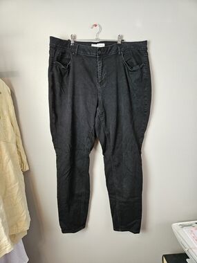 Womens Black Straight Leg Jeans